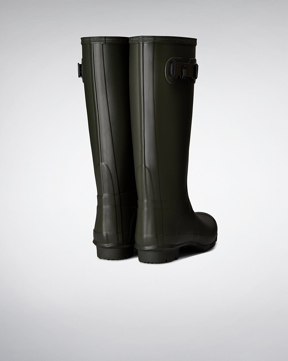 Galochas Largas Hunter Feminina Verde Escuro Oliva - Huntress Leg - 76NLGTZFI
